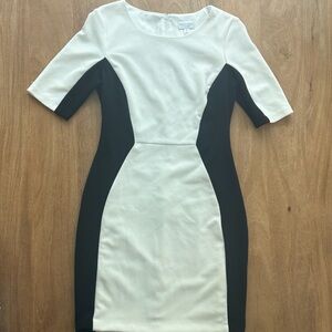 Bisou Bisou Black and White Dress